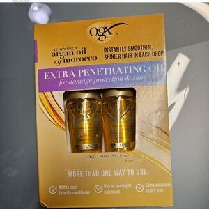 OGX Argan Oil of Morocco Extra Penetrating Oil Renewing 3.3 FL OZ 2 pc t